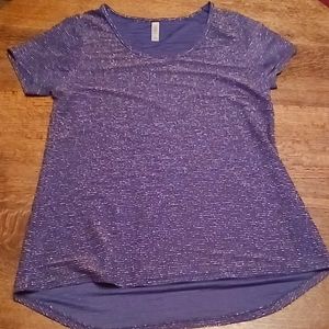 Lularoe sparkly striped shirt